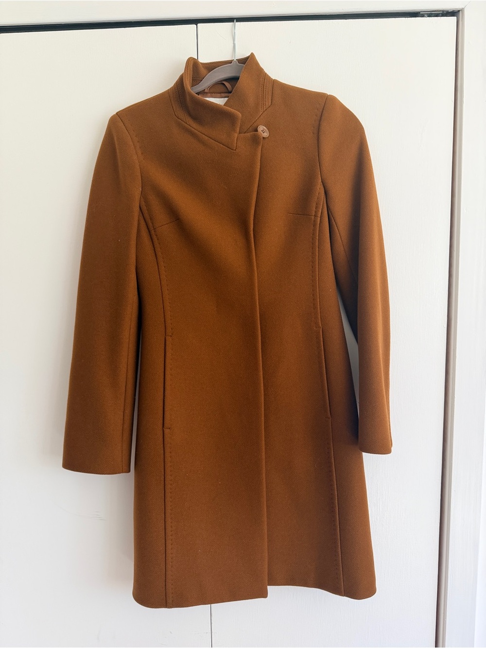 Babaton Camel Wool & Cashmere Long Coat